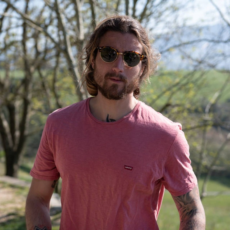 Gafas de sol Polarizadas MARLON Media Montura Rojo en testimu.com de T'estimu Moda