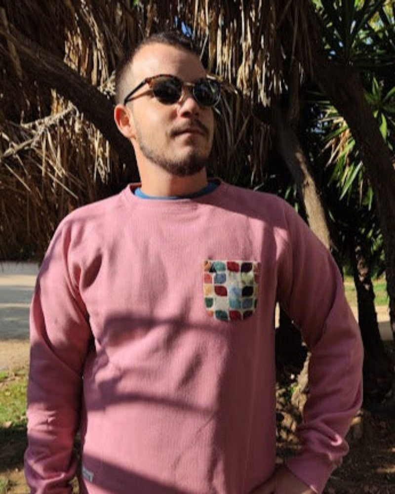 Sudadera con bolsillo Rozé en testimu.com de T'estimu Moda