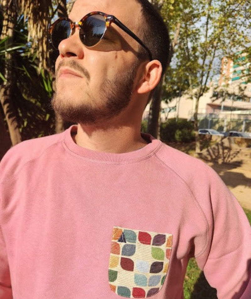 Sudadera con bolsillo Rozé en testimu.com de T'estimu Moda