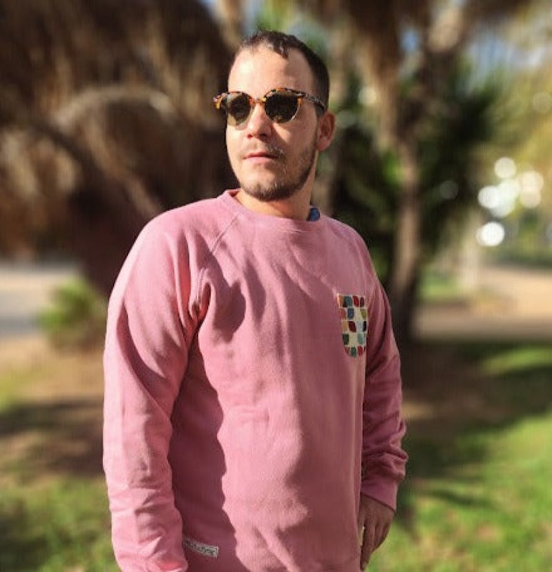 Sudadera con bolsillo Rozé en testimu.com de T'estimu Moda