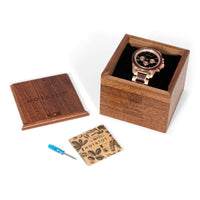 Reloj de madera y mármol Peltogyne Real para Hombre en testimu.com