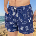  Bañador para hombre Azul y Blanco, Piña