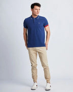 Polo de hombre azul en testimu.com