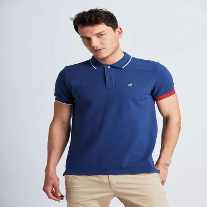 Polo de hombre azul en testimu.com