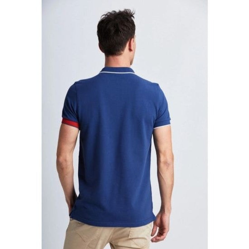 Polo de hombre azul en testimu.com