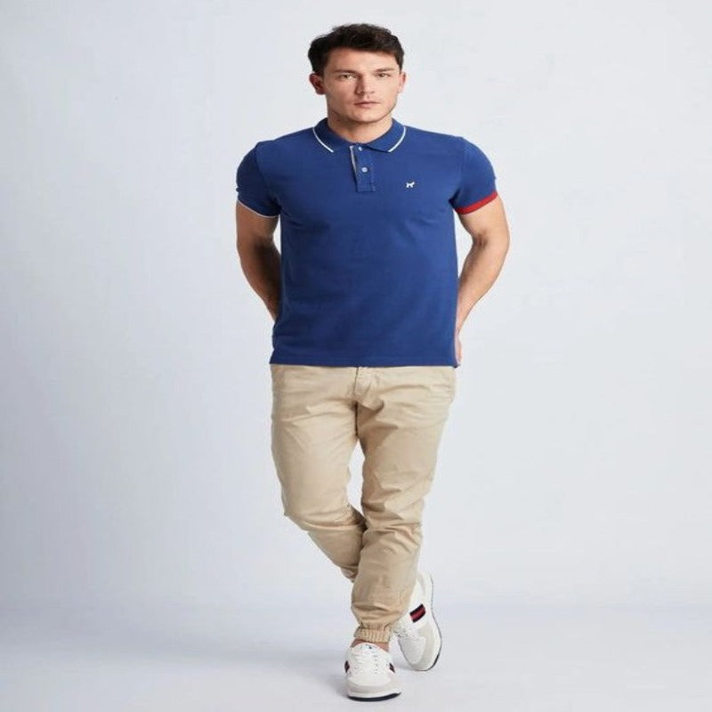 Polo de hombre azul en testimu.com