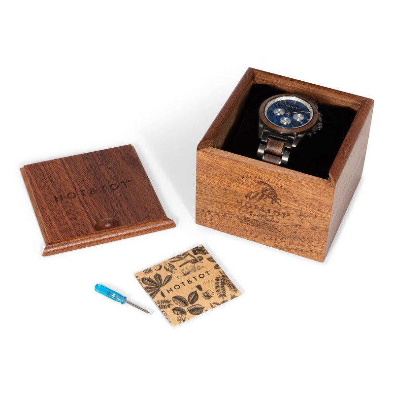 Reloj de madera y mármol Juglans para Hombre en testimu.com
