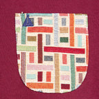 Sudadera con bolsillo Burdeos en testimu.com de T'estimu Moda