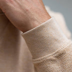 Sudadera beige de algodón orgánico en testimu.com de T'estimu ModaSudadera beige de algodón orgánico en testimu.com de T'estimu Moda