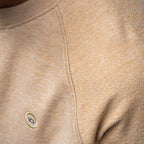 Sudadera beige de algodón orgánico en testimu.com de T'estimu Moda
