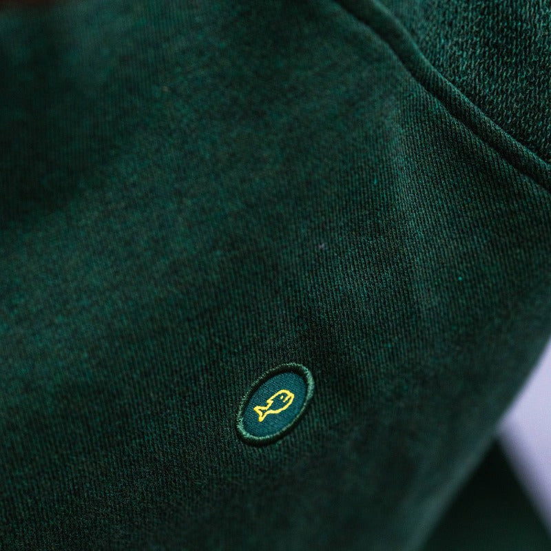 Sudadera verde de algodón orgánico en testimu.com de T'estimu Moda