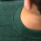 Sudadera verde de algodón orgánico en testimu.com de T'estimu Moda