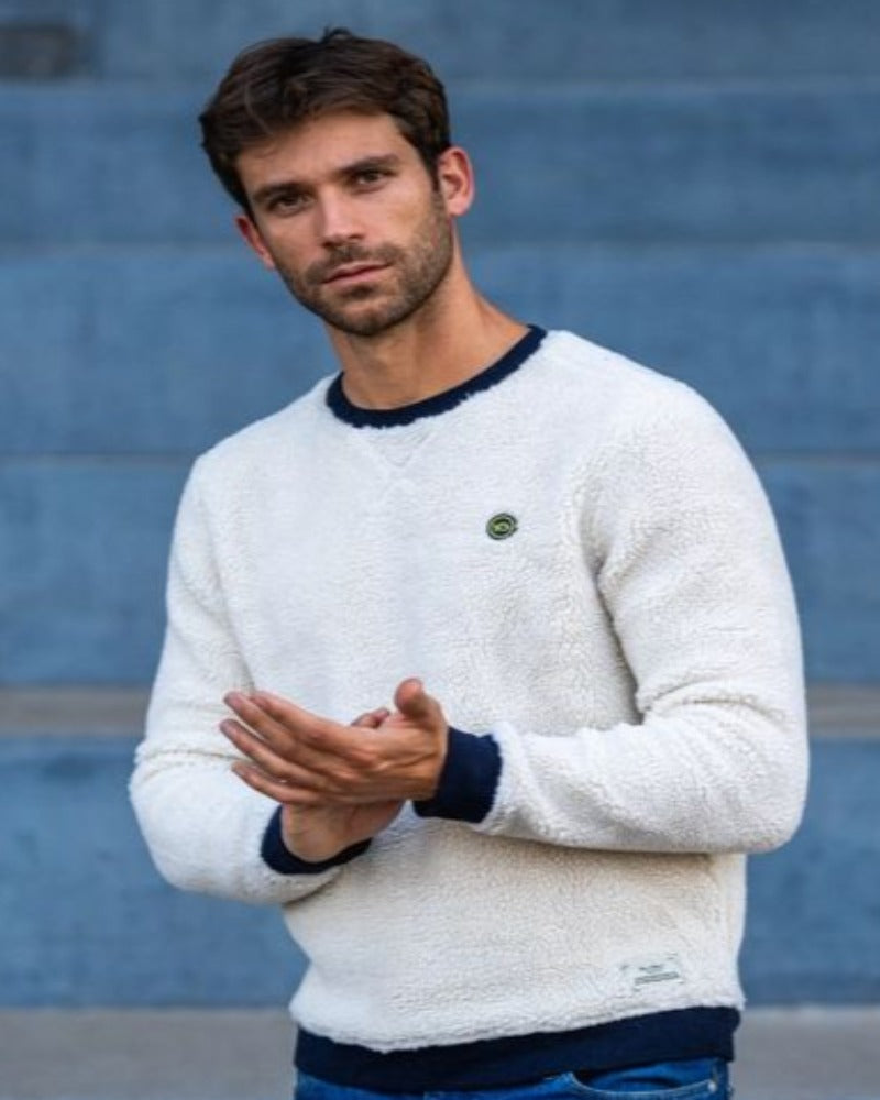 Sudadera Sherpa Beige claro en testimu.com de T'estimu Moda