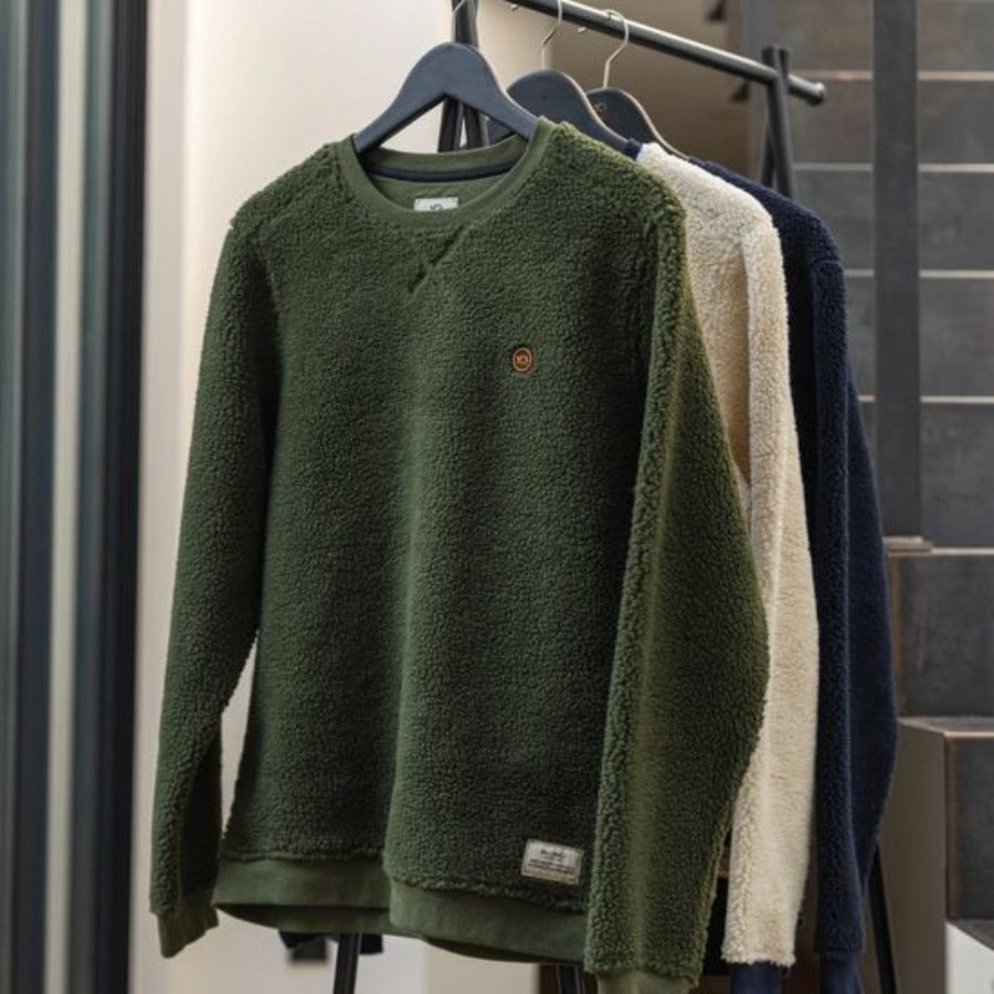 Sudadera Sherpa Caqui en testimu.com de T'estimu Moda
