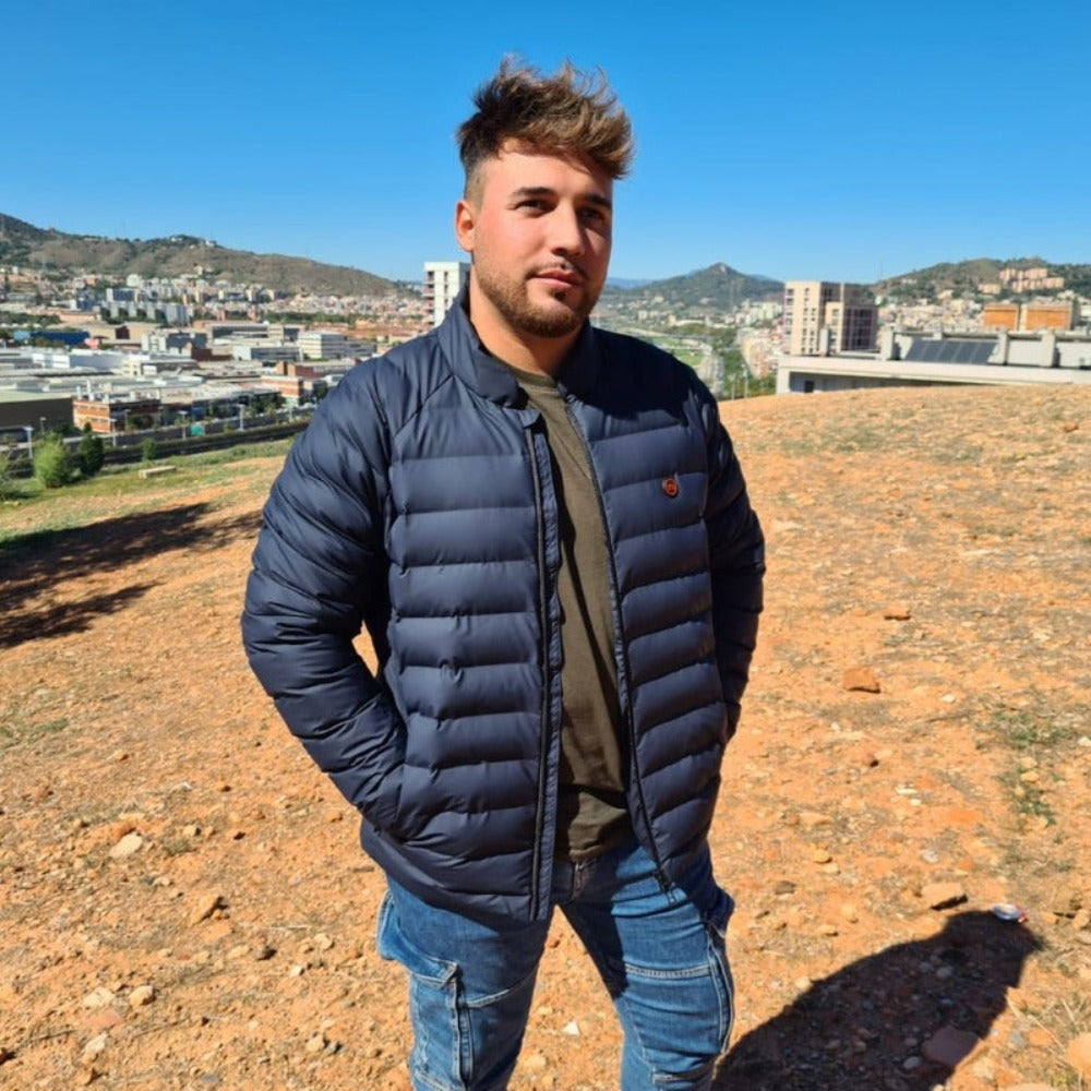 Plumífero Ligero e impermeable - Azul Marino en testimu.com de T'estimu Moda