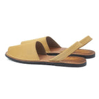 Menorquinas de Nobuck de color camel en testimu.com de T'estimu Moda