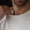 Camiseta de algodón Orgánico Beige moteado en testimu.com de T'estimu Moda